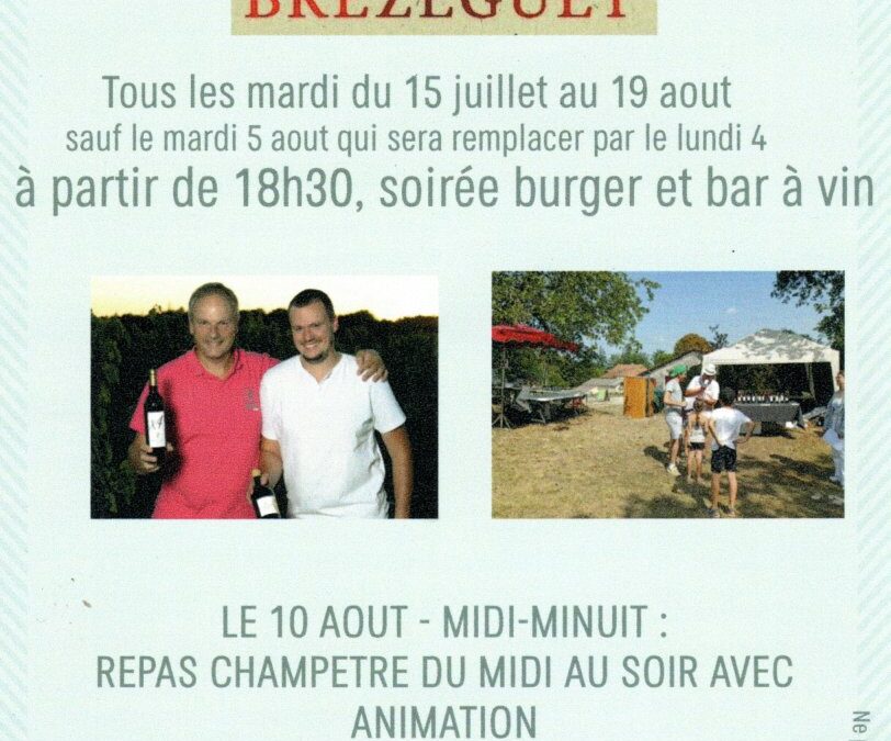 Soirée Burger et vin