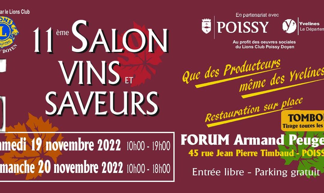 Salon des vins de Poissy